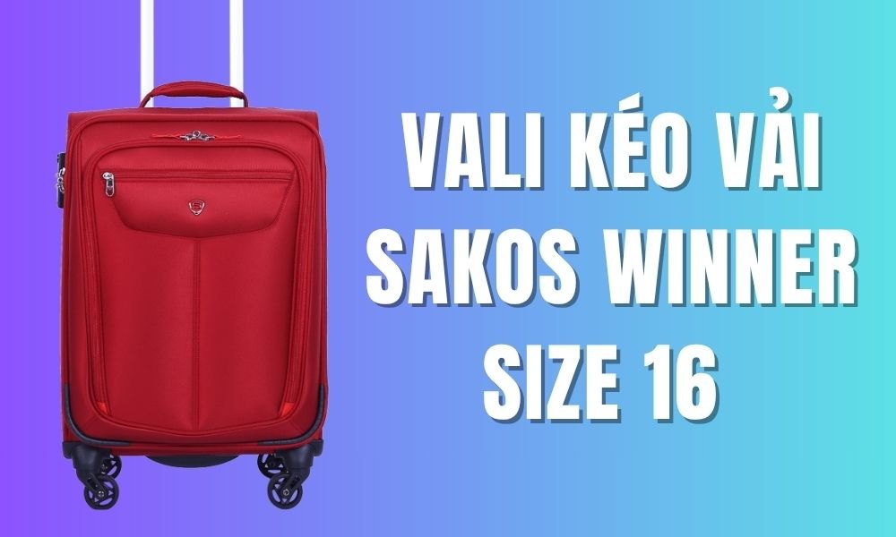 Vali kéo vải Sakos Winner