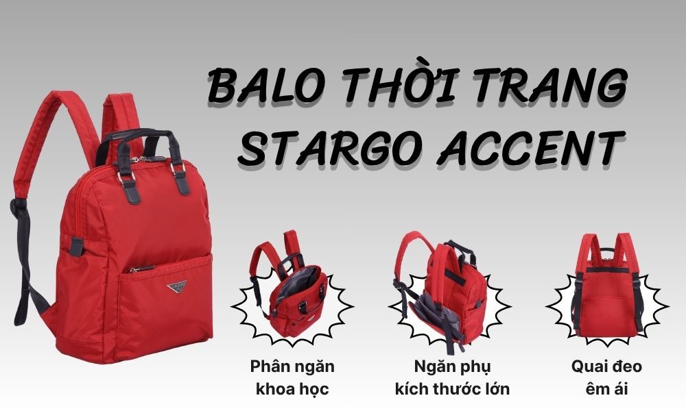 Balo thời trang Stargo Accent (Ảnh: Stargo.vn)