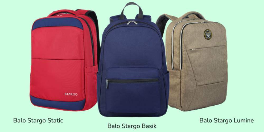 Các mẫu balo Stargo được ưa chuộng (Ảnh: Stargo.vn)