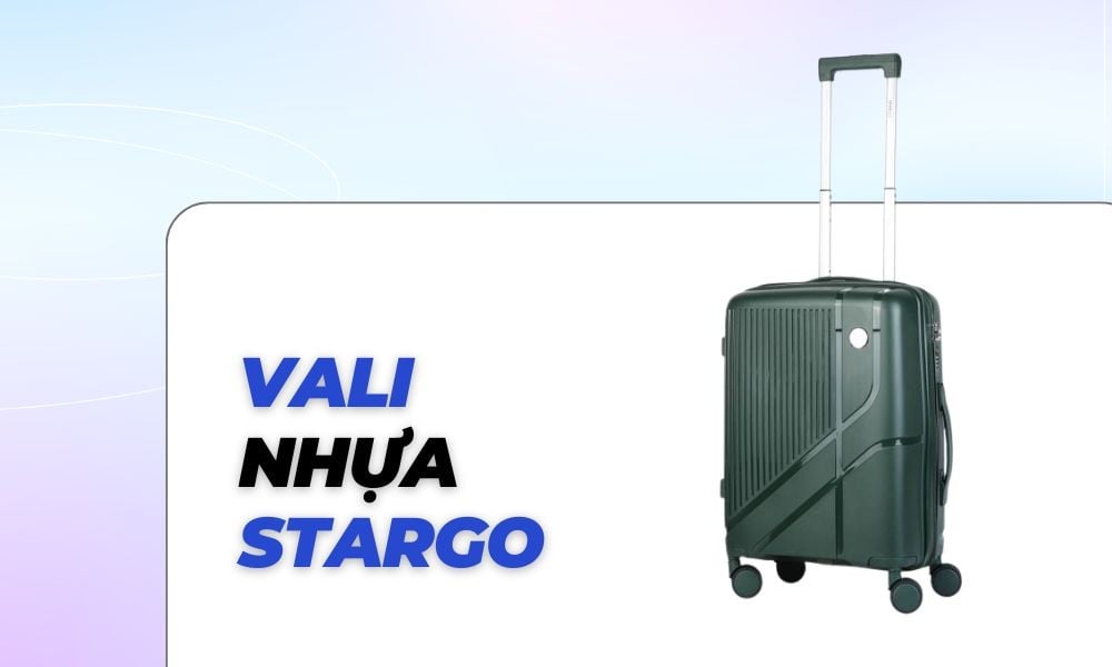 Vali nhựa Stargo là lựa chọn phổ biến nhất của người dùng trẻ, bởi sự tiện lợi và thiết kế đẹp mắt (Ảnh: Stargo.vn)