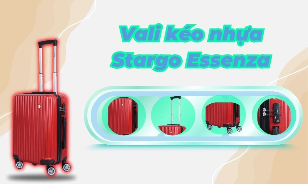 Vali kéo nhựa Stargo Essenza (Ảnh: Stargo.vn)