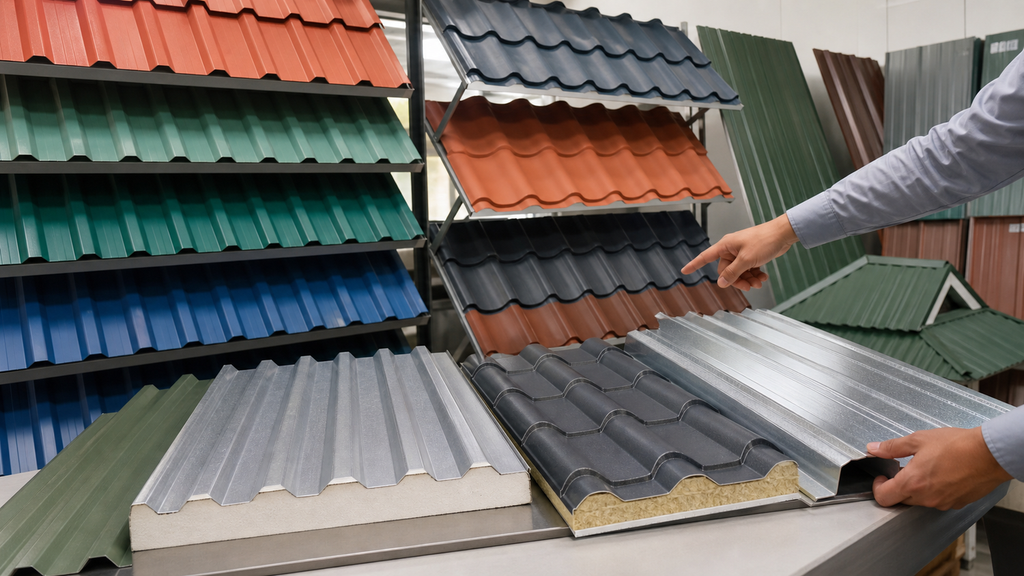 Các loại tôn lợp mái nhà phổ biến hiện nay