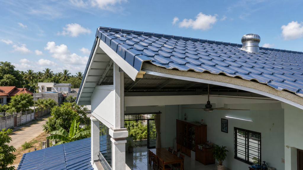 Tôn lợp mái nhà loại nào chống nóng tốt