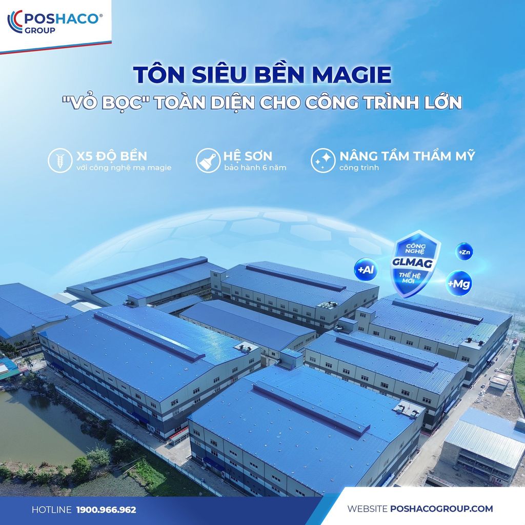 Tôn mạ màu Poshaco