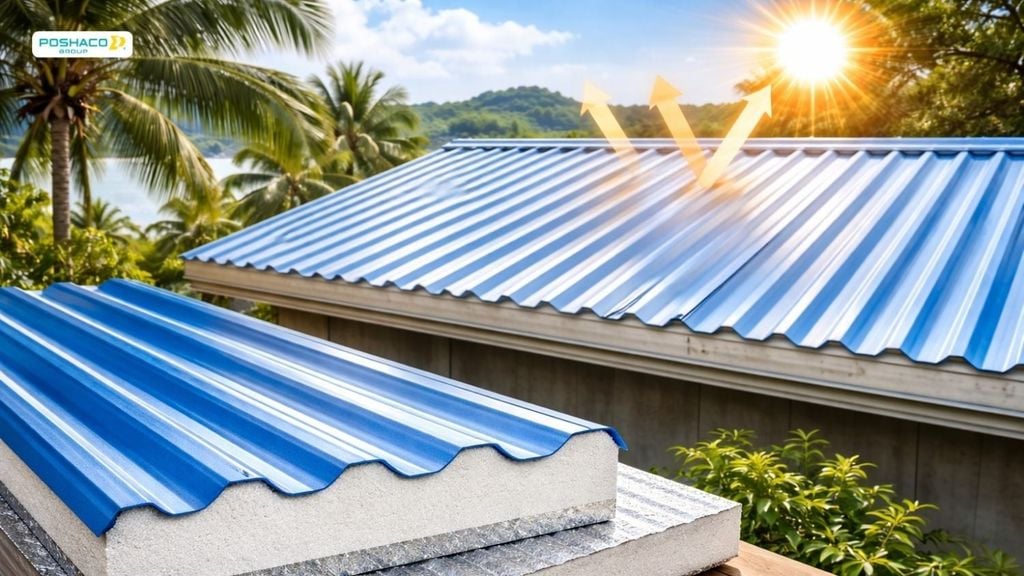 Hệ thống mái tôn cách nhiệt