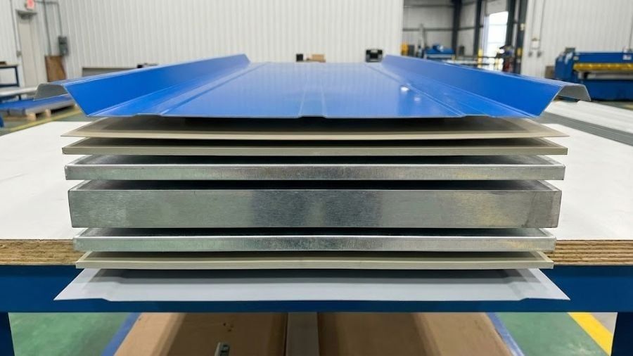 Cấu trúc kỹ thuật của tôn mạ màu