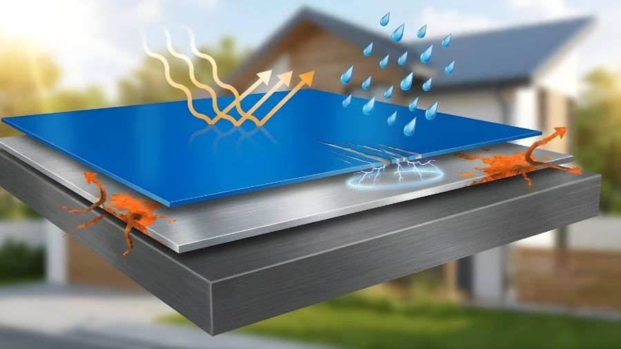 Nguyên lý bảo vệ của tôn mạ màu