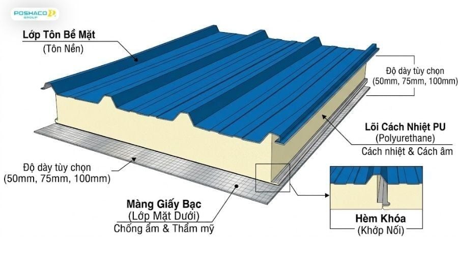 Tôn cách nhiệt lợp nhà