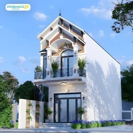 Mẫu 8: Nhà mái thái cấp 4 nông thôn