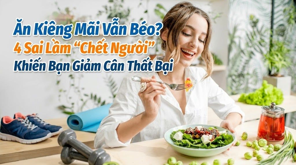 4 Sai Lầm “Chết Người” Khiến Bạn Giảm Cân Thất Bại