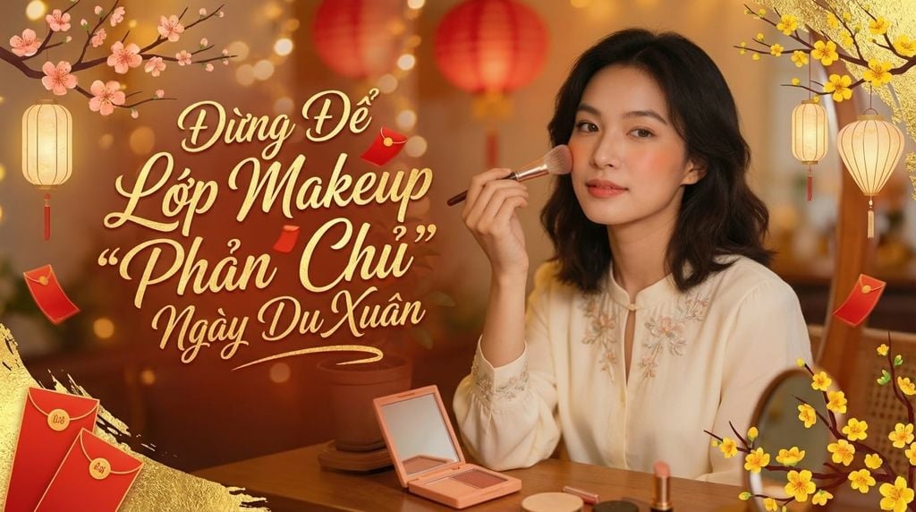 Đừng Để Lớp Makeup “Phản Chủ” Ngày Du Xuân
