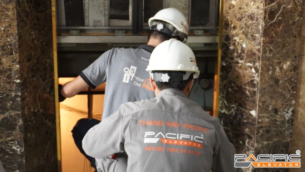 Kỹ thuật Pacific kiểm tra thang máy