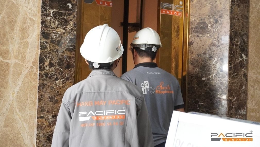 Kỹ sư Thang máy Pacific bảo trì thang máy
