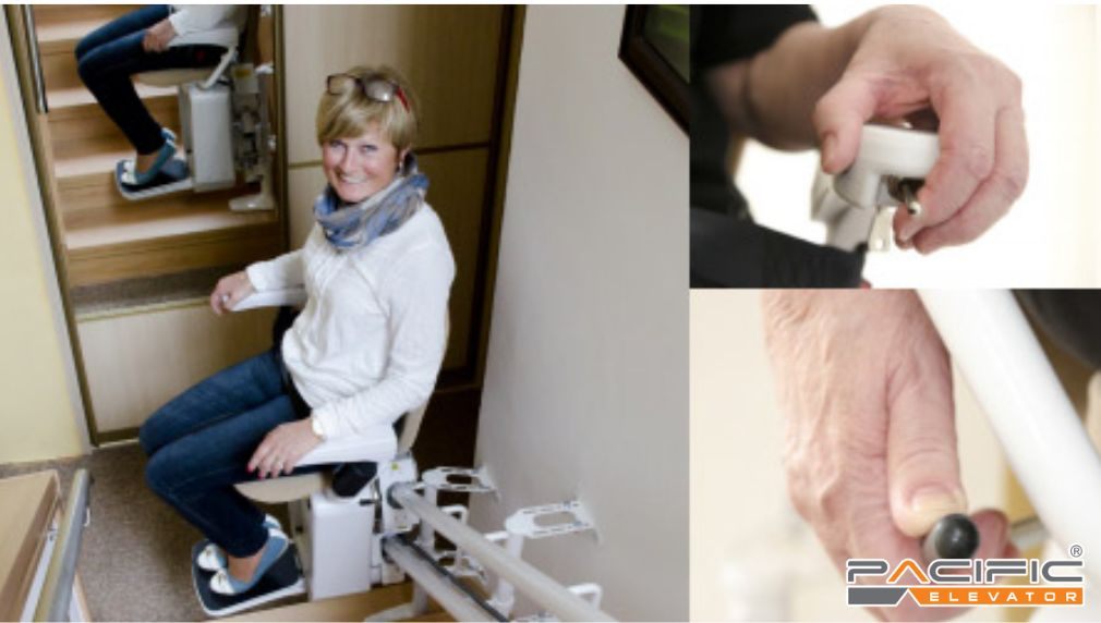 ghế thang máy cho người già dễ sử dụng