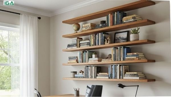 giá sách 5 tầng treo tường