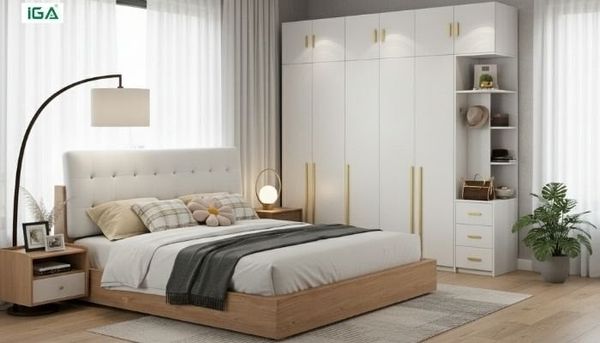 combo giường tủ hiện đại