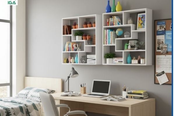 giá sách treo tường cho học sinh cấp 3