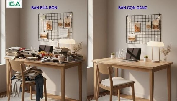lưu ý khi decor bàn học kiểu Hàn