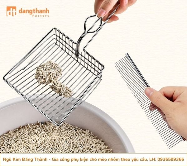 Sản xuất phụ kiện chó mèo nhôm