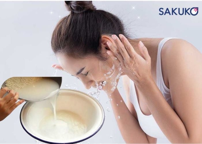 Rửa mặt bằng nước vo gạo bao lâu thì trắng?