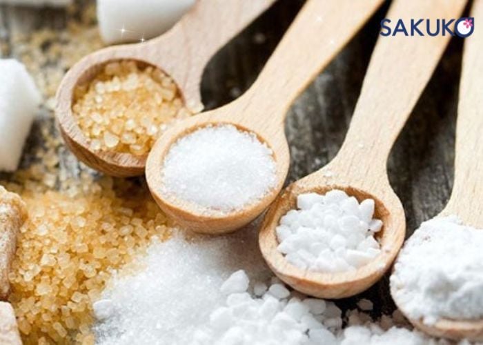 Các loại đường phù hợp tẩy tế bào chết da mặt tại nhà