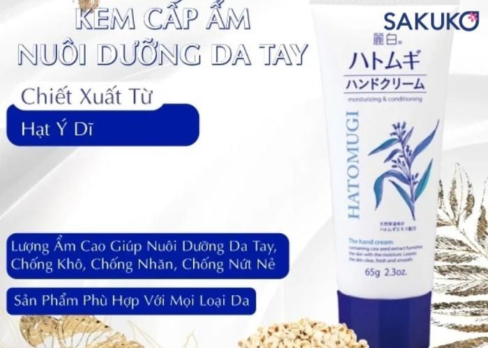 Review kem dưỡng da tay Hatomugi có tốt không?
