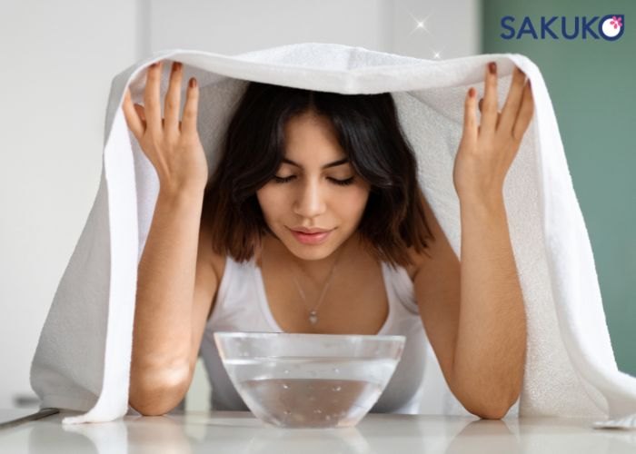 Massage và xông hơi da mặt