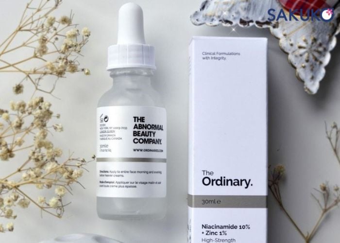 Serum không chứa corticoid The Ordinary Niacinamide 10% + Zinc 1%