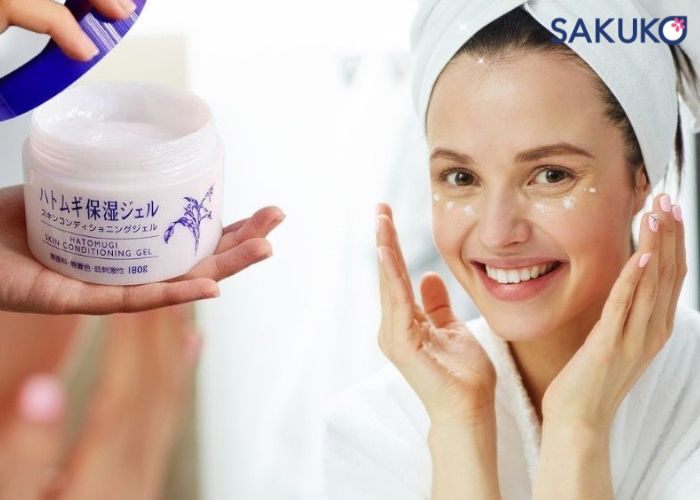 Kem dưỡng ẩm Hatomugi dùng cho da mặt được không?