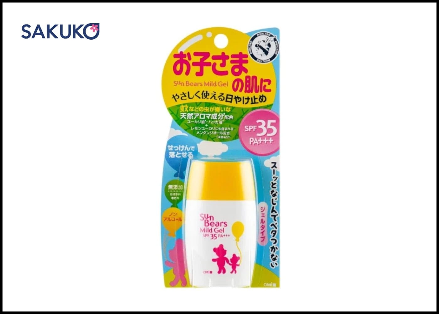 OMI BROTHERHOOD - Gel chống nắng Sunbears SPF35 PA+++ 30g