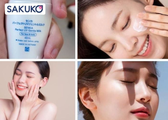 Kem chống nắng Senka tốt trong phân khúc giá và phù hợp với loại da