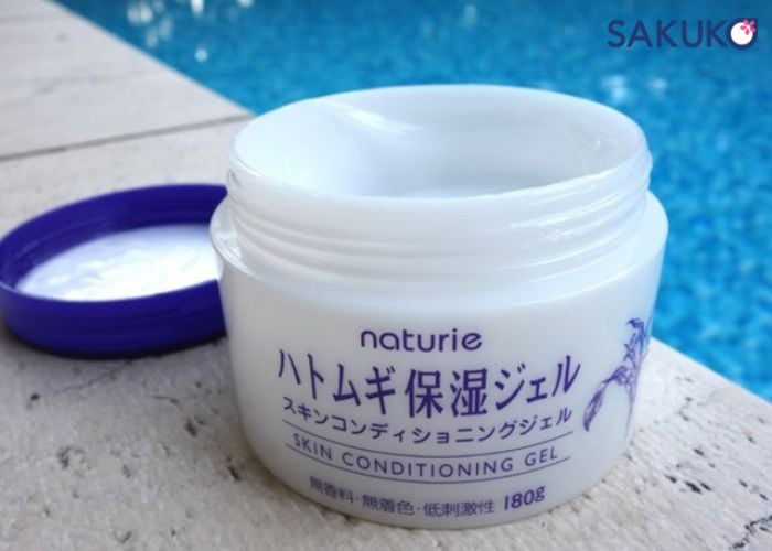 Kem dưỡng ẩm cho da dầu mụn Hatomugi Skin Conditioning Gel Naturie