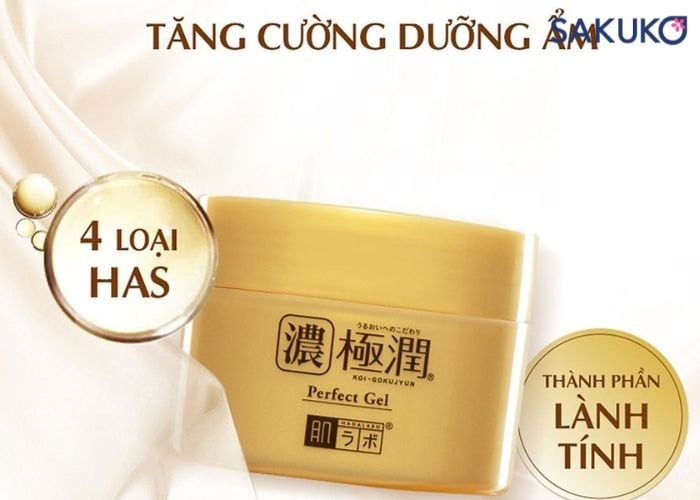 Gel dưỡng ẩm Hada Labo Koi-Gokujyun Perfect Gel cho da dầu mụn
