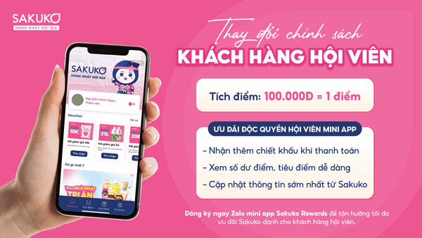Khách hàng hội viên Sakuko