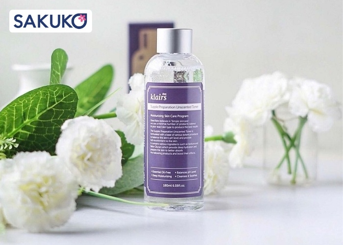 Klairs Supple Preparation Toner giúp làm dịu da tức thì