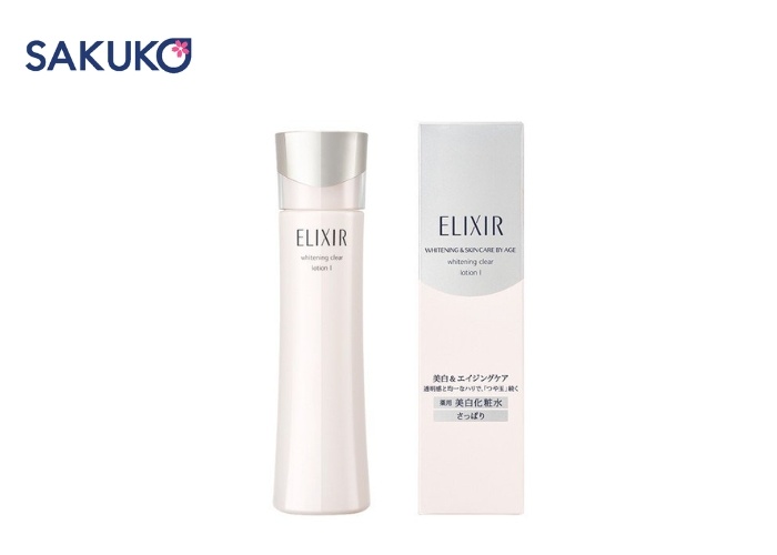 Nước hoa hồng cao cấp Elixir White Clear Lotion giúp dưỡng trắng, mờ nám và ngăn ngừa các dấu hiệu lão hóa