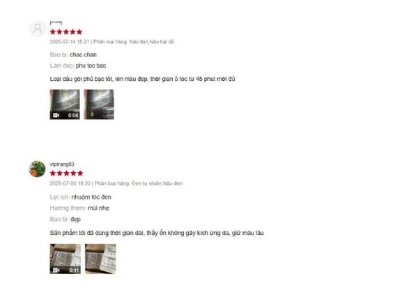 Review dầu gội phủ bạc Komi Nhật Bản