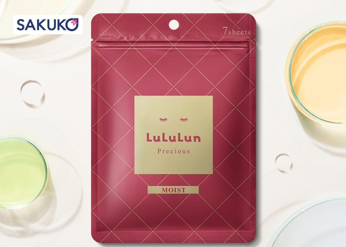Mặt nạ Lululun Precious Red Moist: