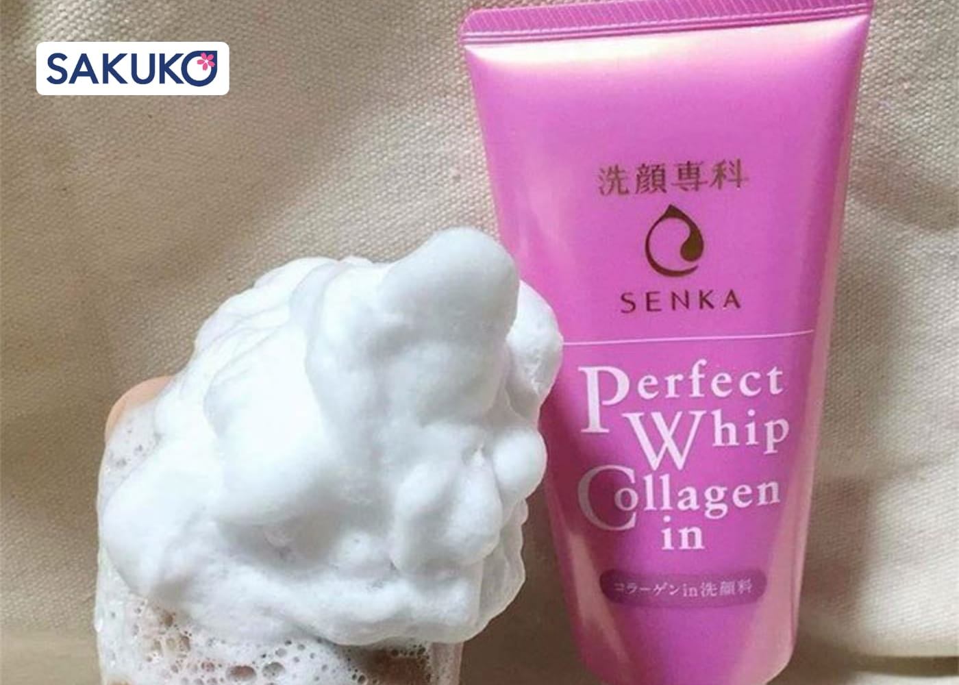 Sữa rửa mặt Senka hồng bổ sung Collagen: Giải pháp cho làn da săn chắc và rạng rỡ