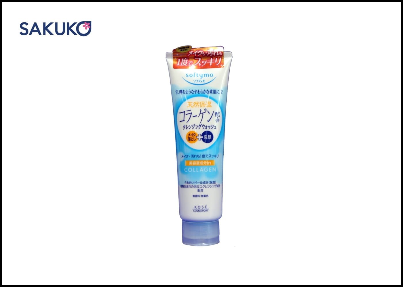 Sữa rửa mặt Kose Softymo Collagen: Tái tạo cấu trúc, cho da láng mịn