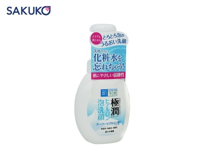 Hada Labo Gokujyun Face Wash an toàn cho làn da nhạy cảm
