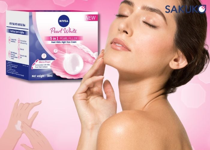 Kem dưỡng da ban ngày NIVEA Pearl White