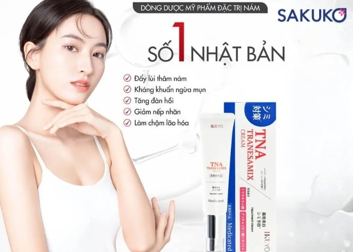 TNA Tranesamix 2% Cream - Kem đặc trị nám
