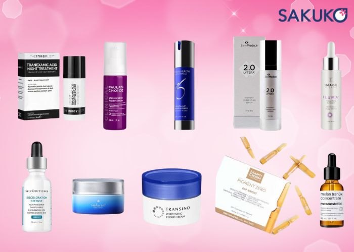 Top mỹ phẩm chứa Tranexamic acid được ưa chuộng hiện nay
