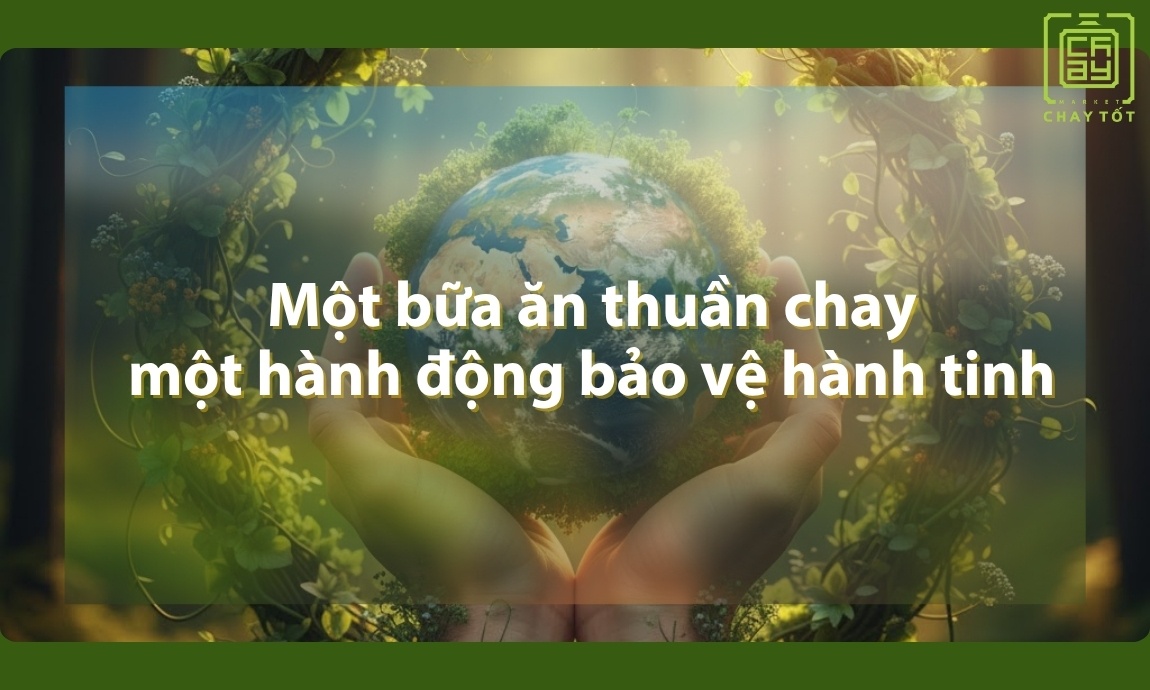 Mỗi bữa ăn thuần chay – một hành động bảo vệ hành tinh