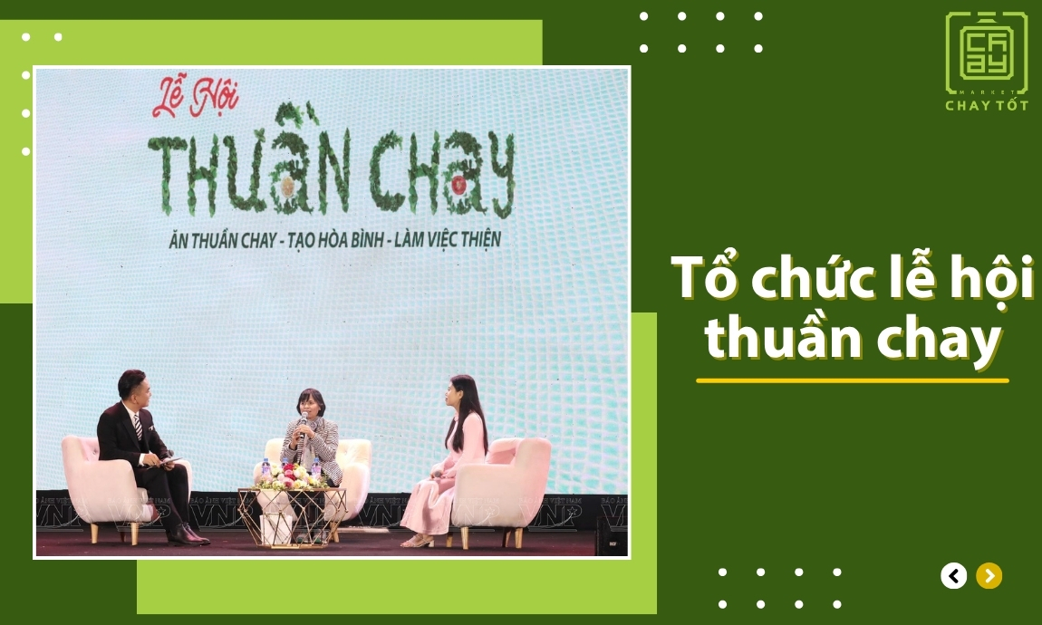Tổ chức lễ hội thuần chay: lan tỏa tri thức xanh