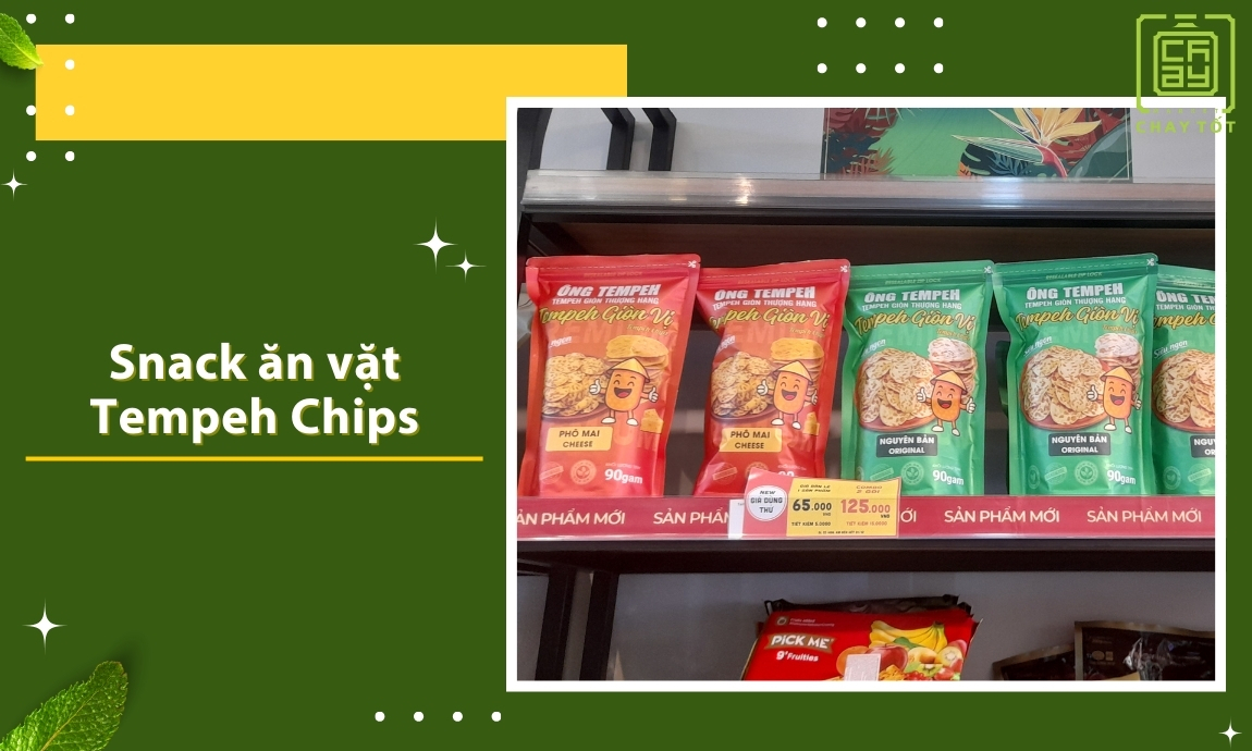 Tempeh chips quà tặng người ăn chay