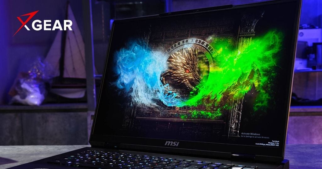 MSI Titan 18 HX AI A2XWJG 034VN Dragon Edition Norse Myth laptop có màn hình 4k
