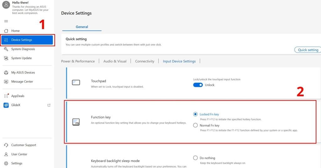 Hướng dẫn cách cài đặt asus keyboard hotkeys