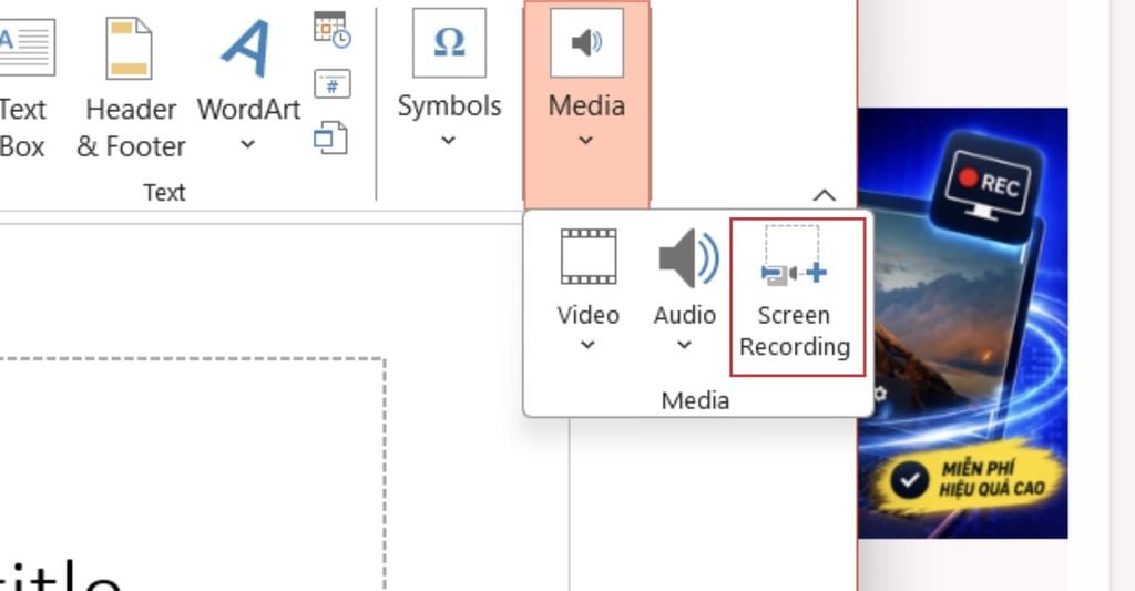 quay màn hình bằng PowerPoint